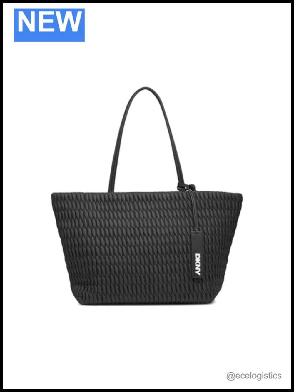 Nylon Large Tote Bag Black Casual Handbag Women's Purse